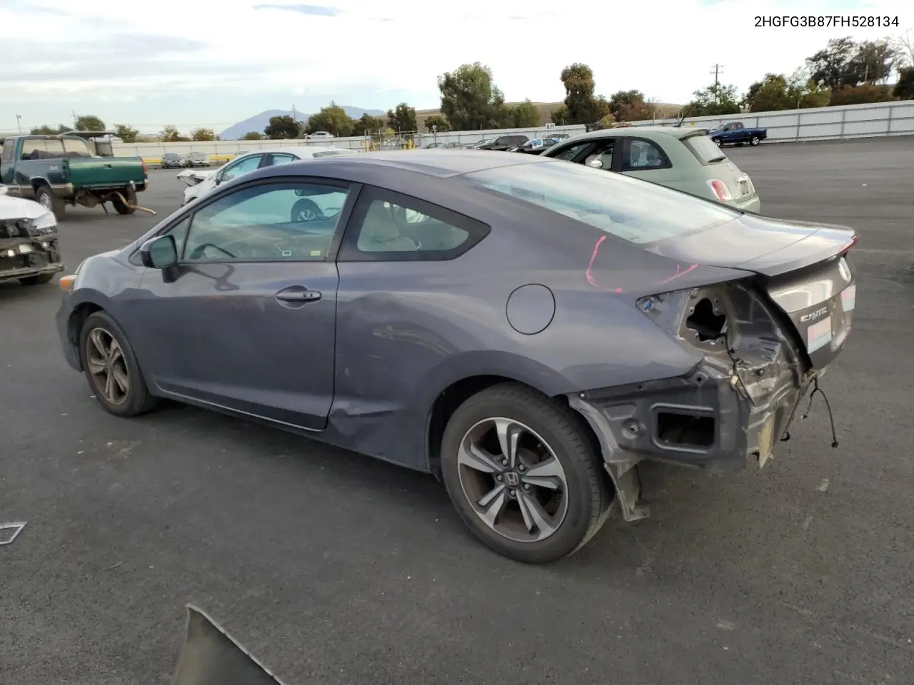 2HGFG3B87FH528134 2015 Honda Civic Ex