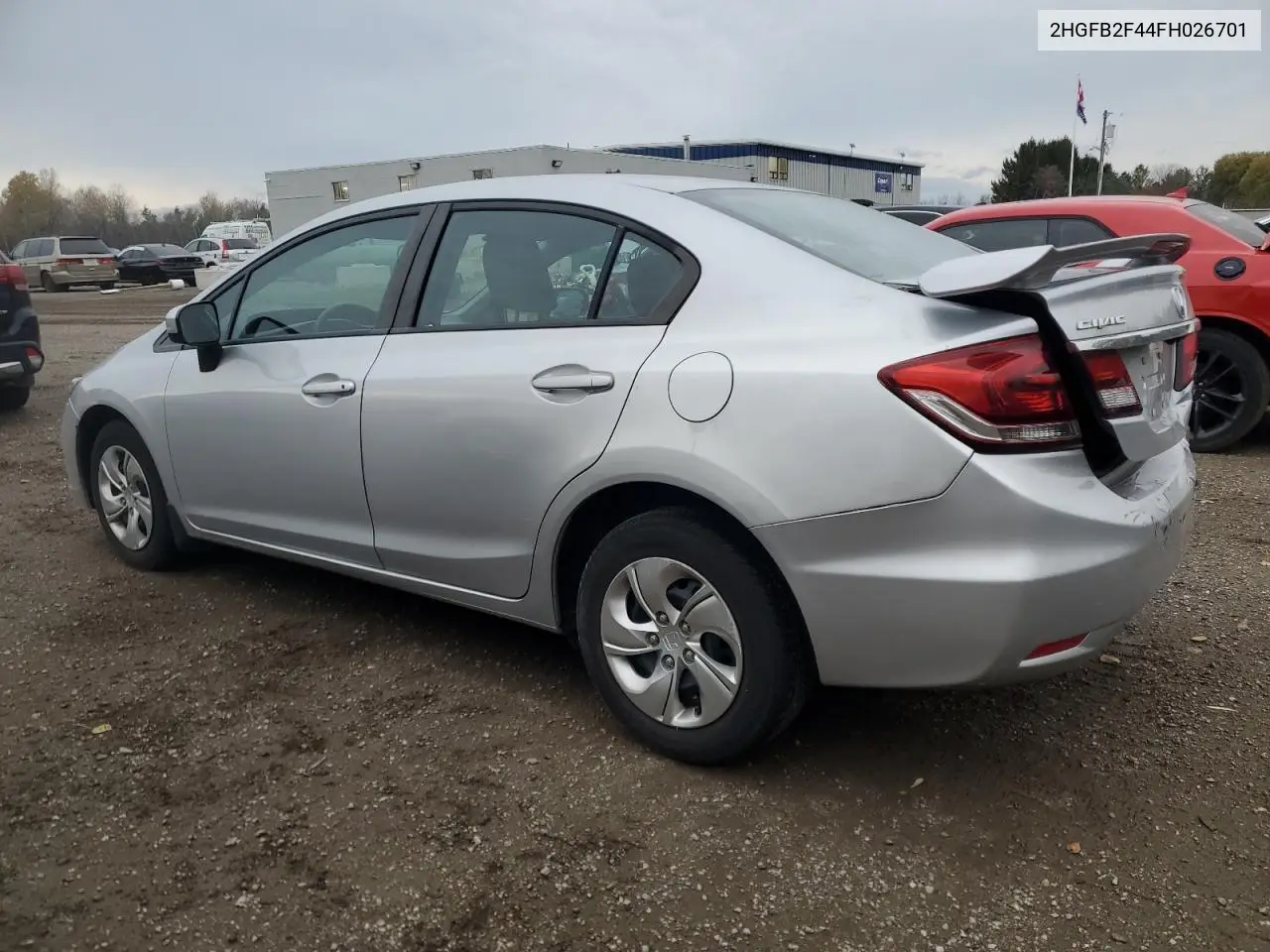 2HGFB2F44FH026701 2015 Honda Civic Lx