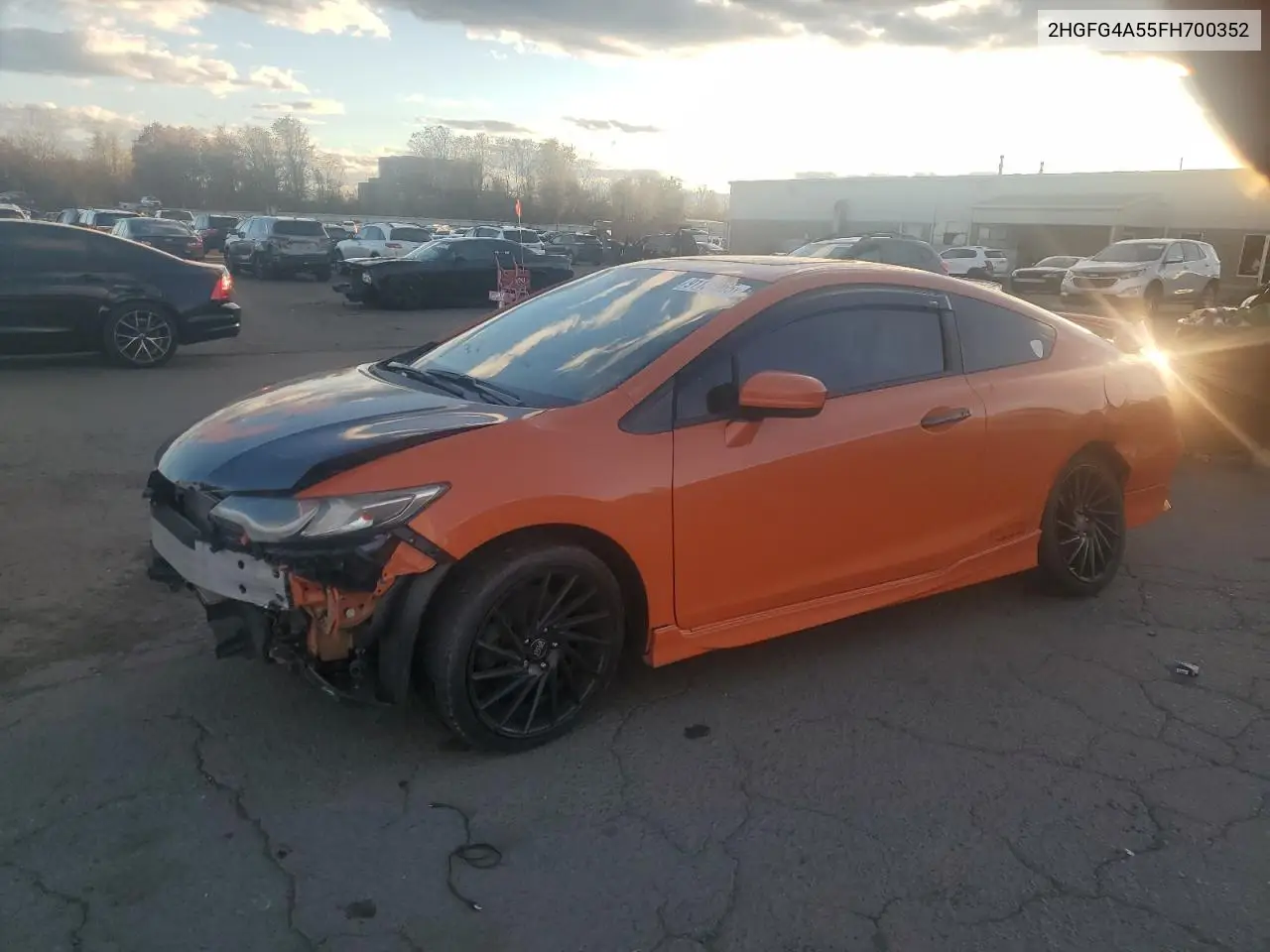 2HGFG4A55FH700352 2015 Honda Civic Si