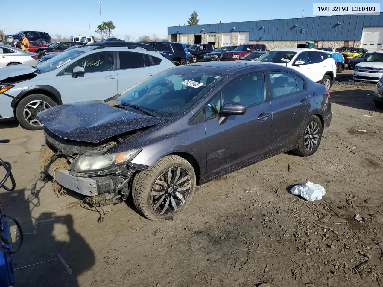 19XFB2F98FE280403 2015 Honda Civic Exl