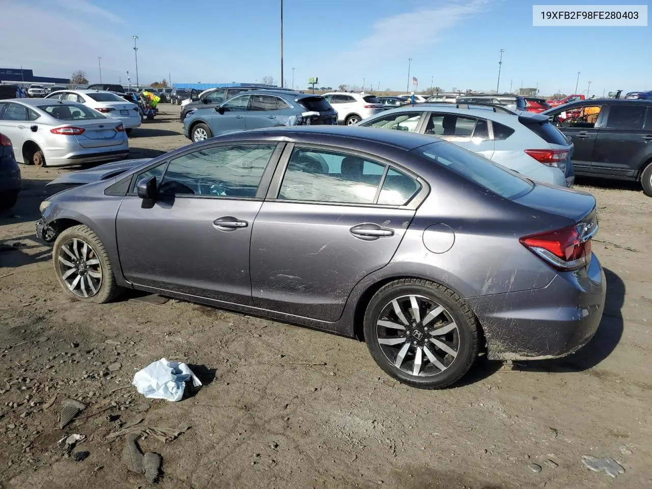 19XFB2F98FE280403 2015 Honda Civic Exl