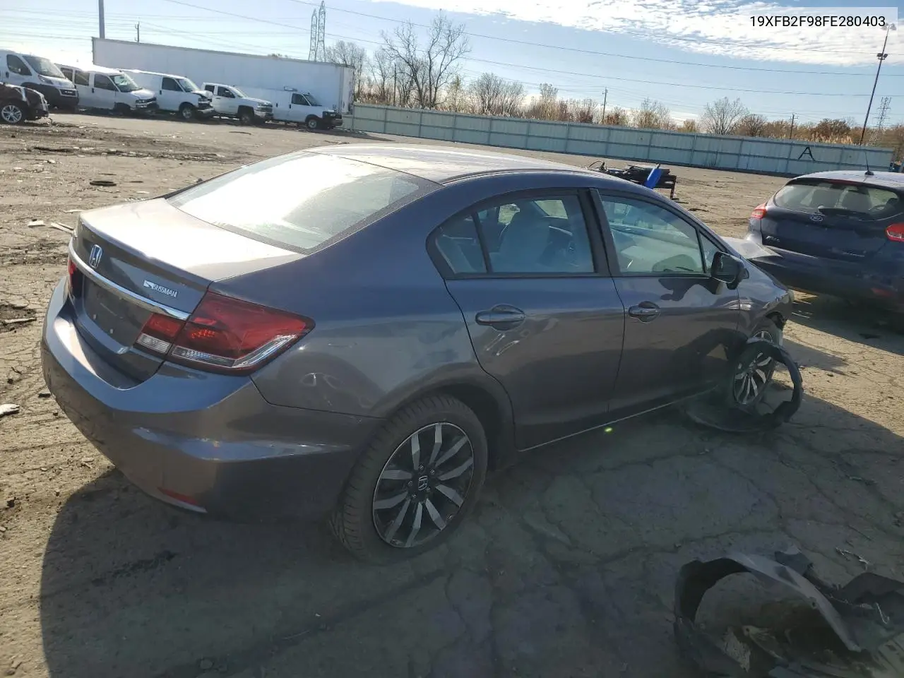 19XFB2F98FE280403 2015 Honda Civic Exl