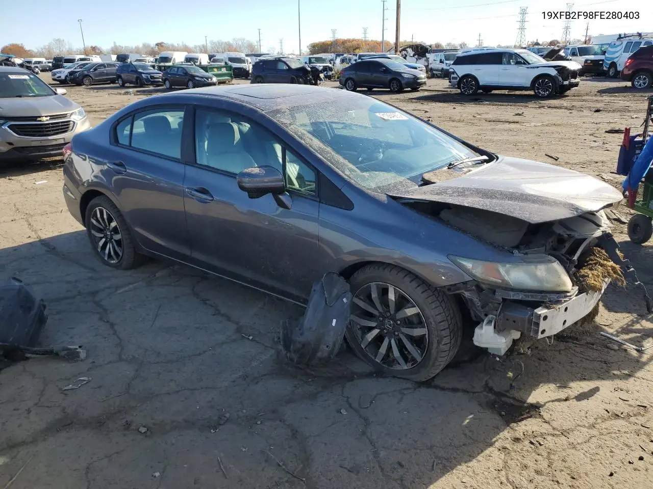 19XFB2F98FE280403 2015 Honda Civic Exl