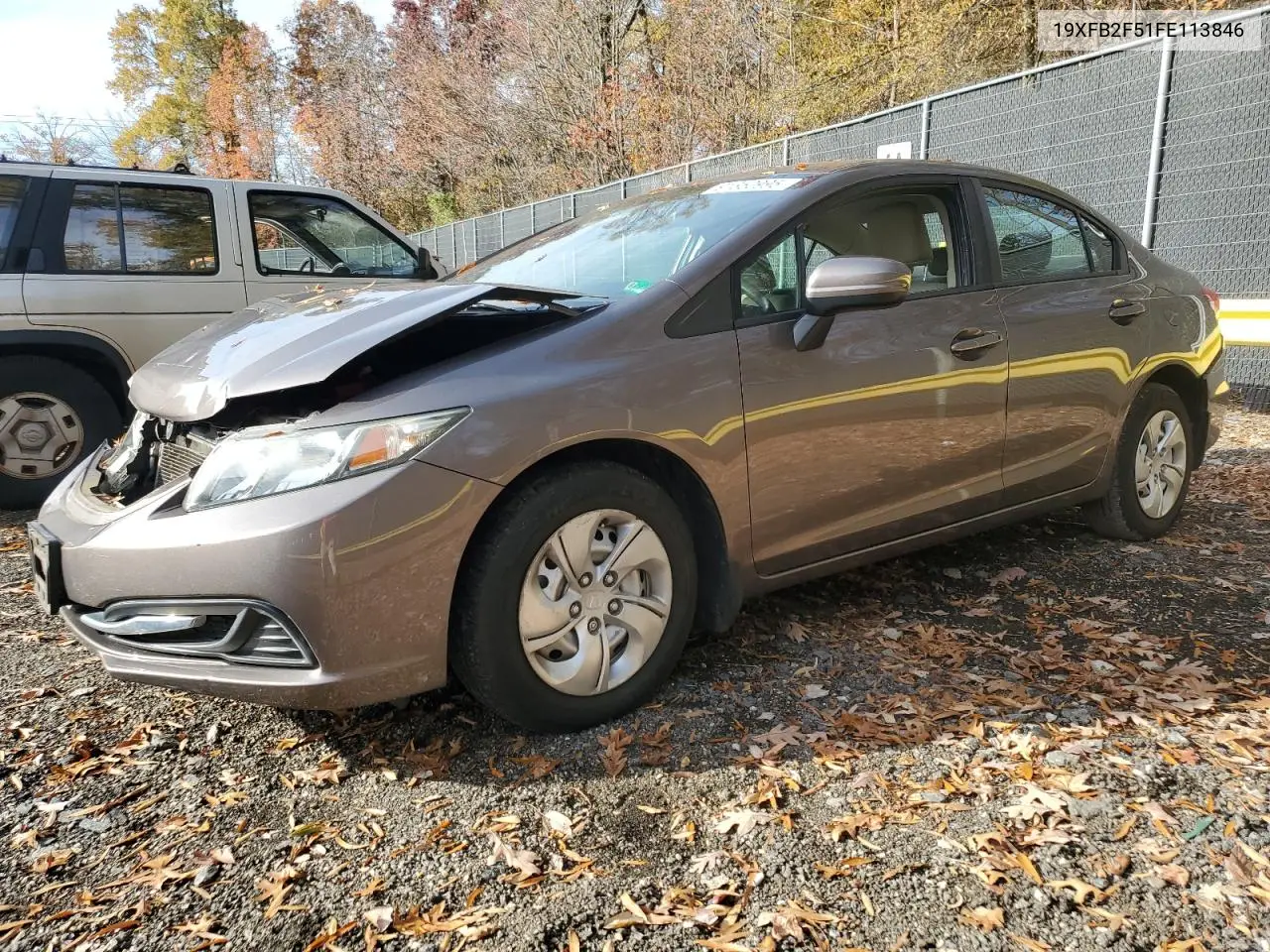 19XFB2F51FE113846 2015 Honda Civic Lx