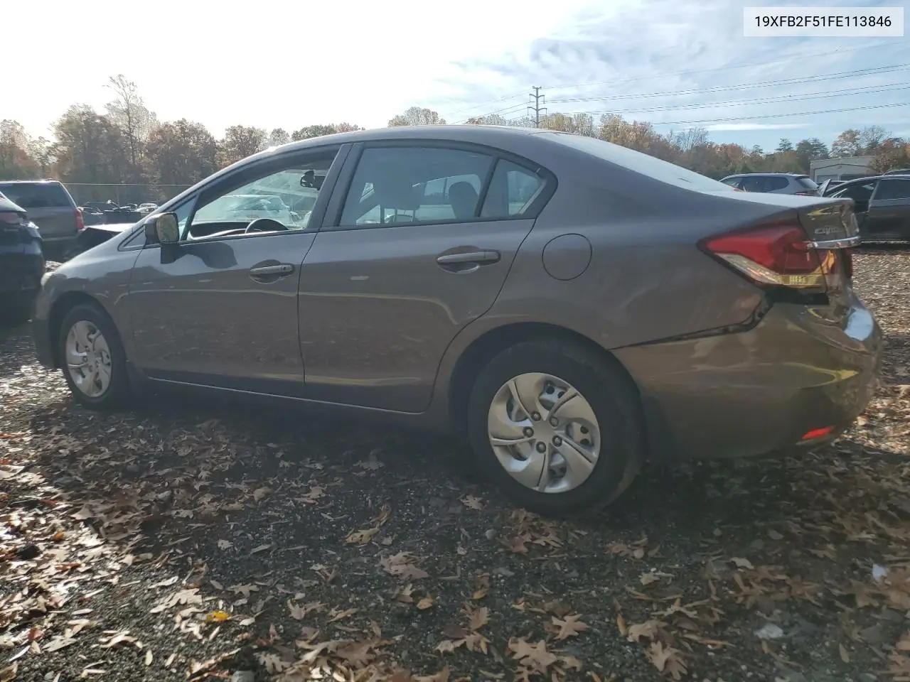 19XFB2F51FE113846 2015 Honda Civic Lx