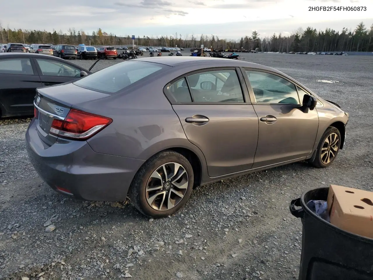 2HGFB2F54FH060873 2015 Honda Civic Lx