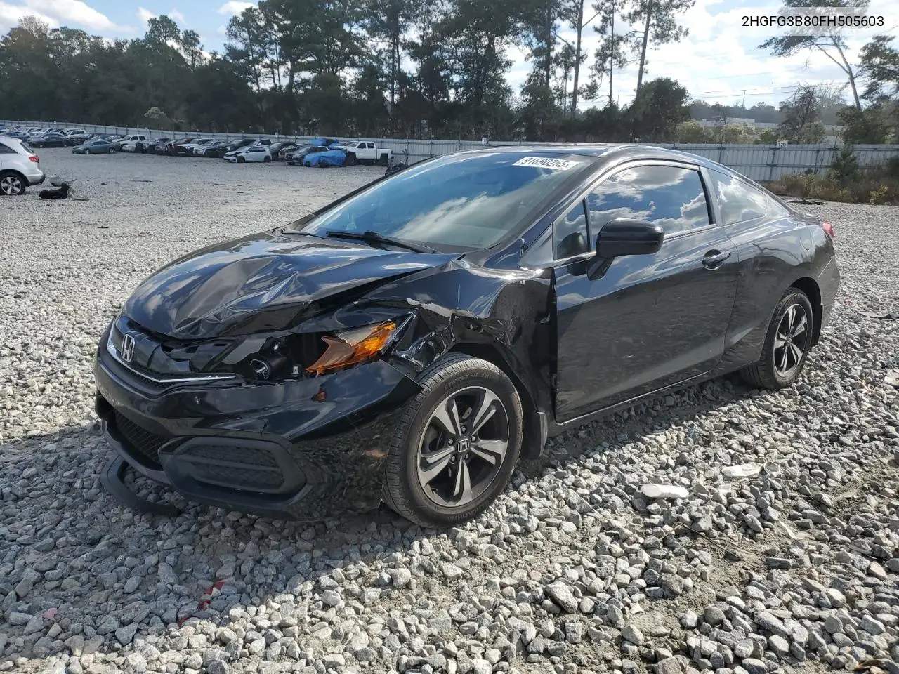 2HGFG3B80FH505603 2015 Honda Civic Ex