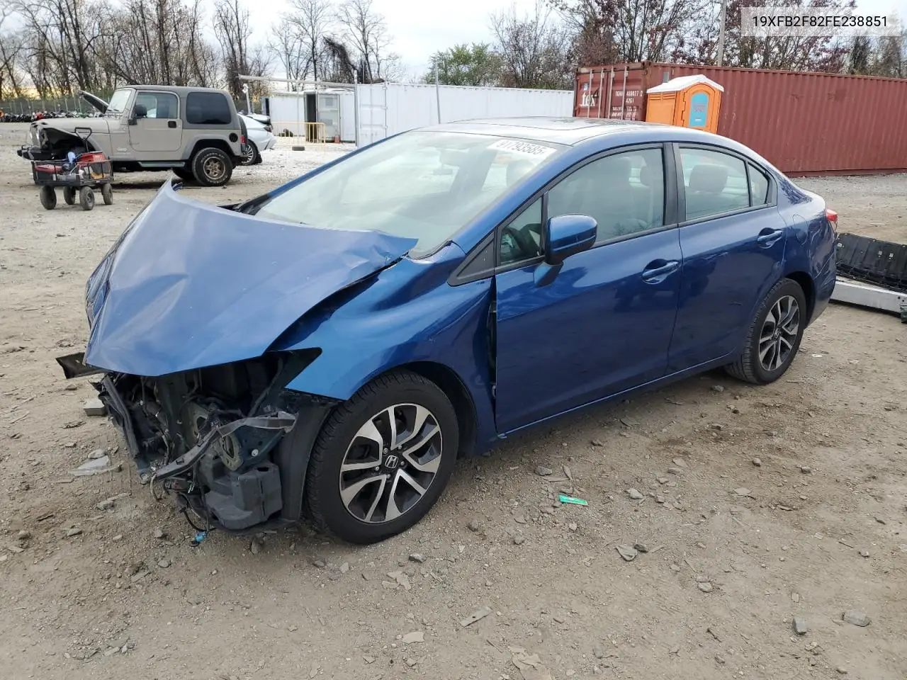 19XFB2F82FE238851 2015 Honda Civic Ex
