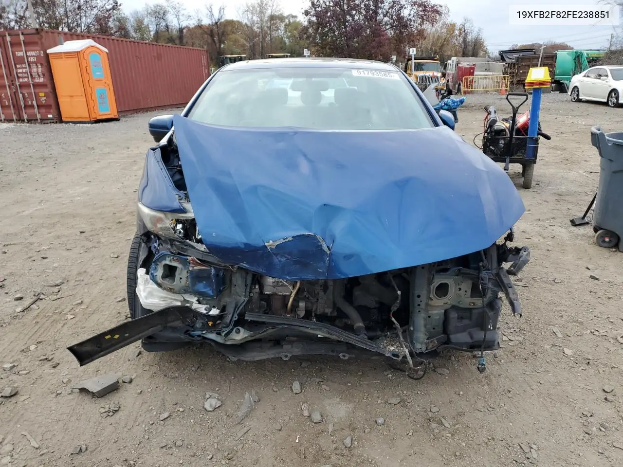 19XFB2F82FE238851 2015 Honda Civic Ex