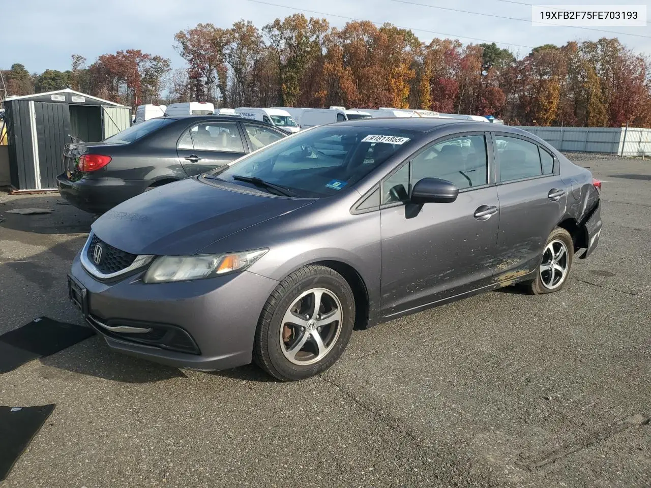 19XFB2F75FE703193 2015 Honda Civic Se