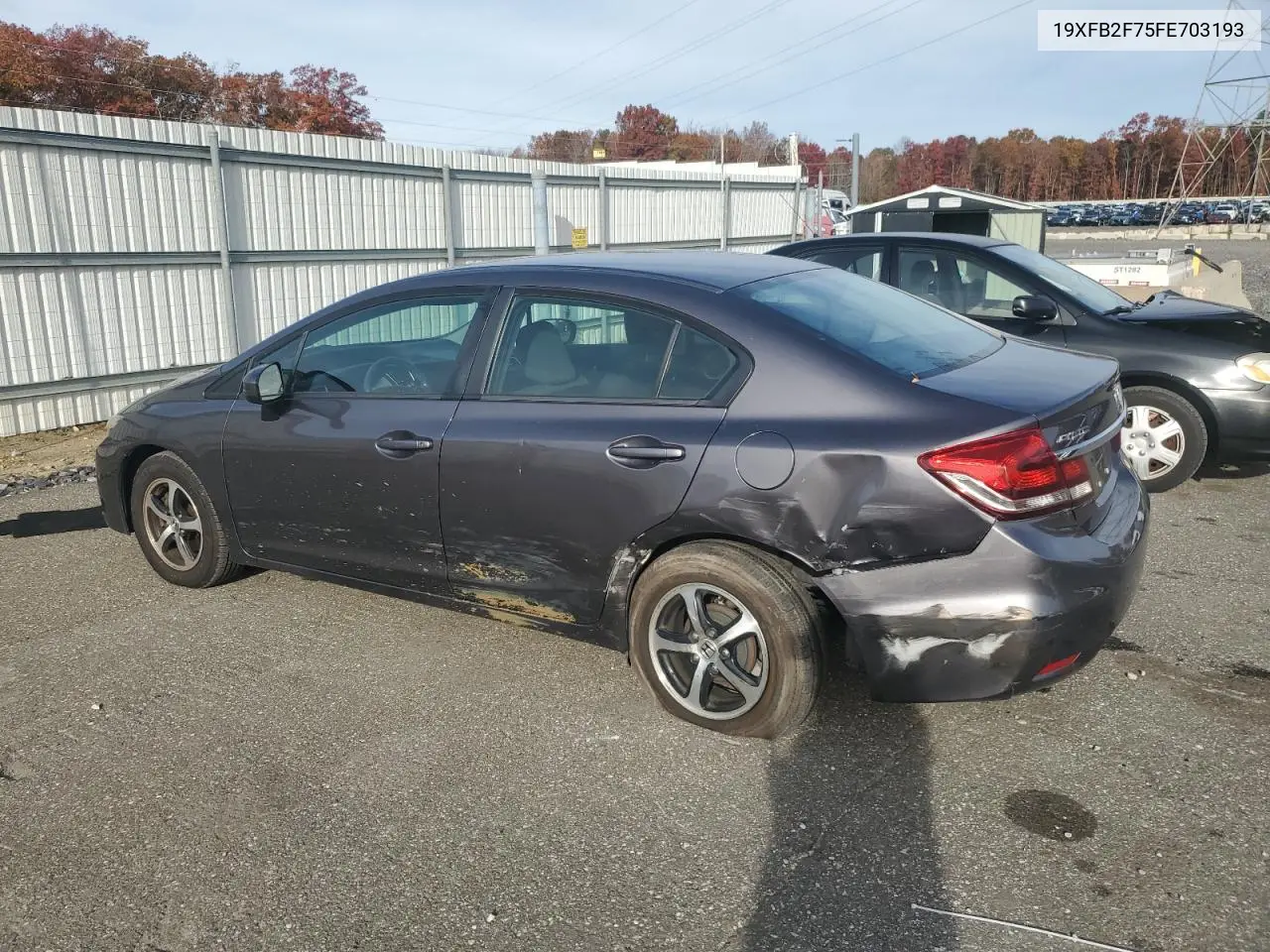 19XFB2F75FE703193 2015 Honda Civic Se