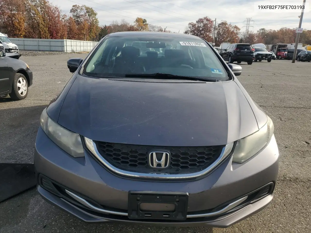 19XFB2F75FE703193 2015 Honda Civic Se