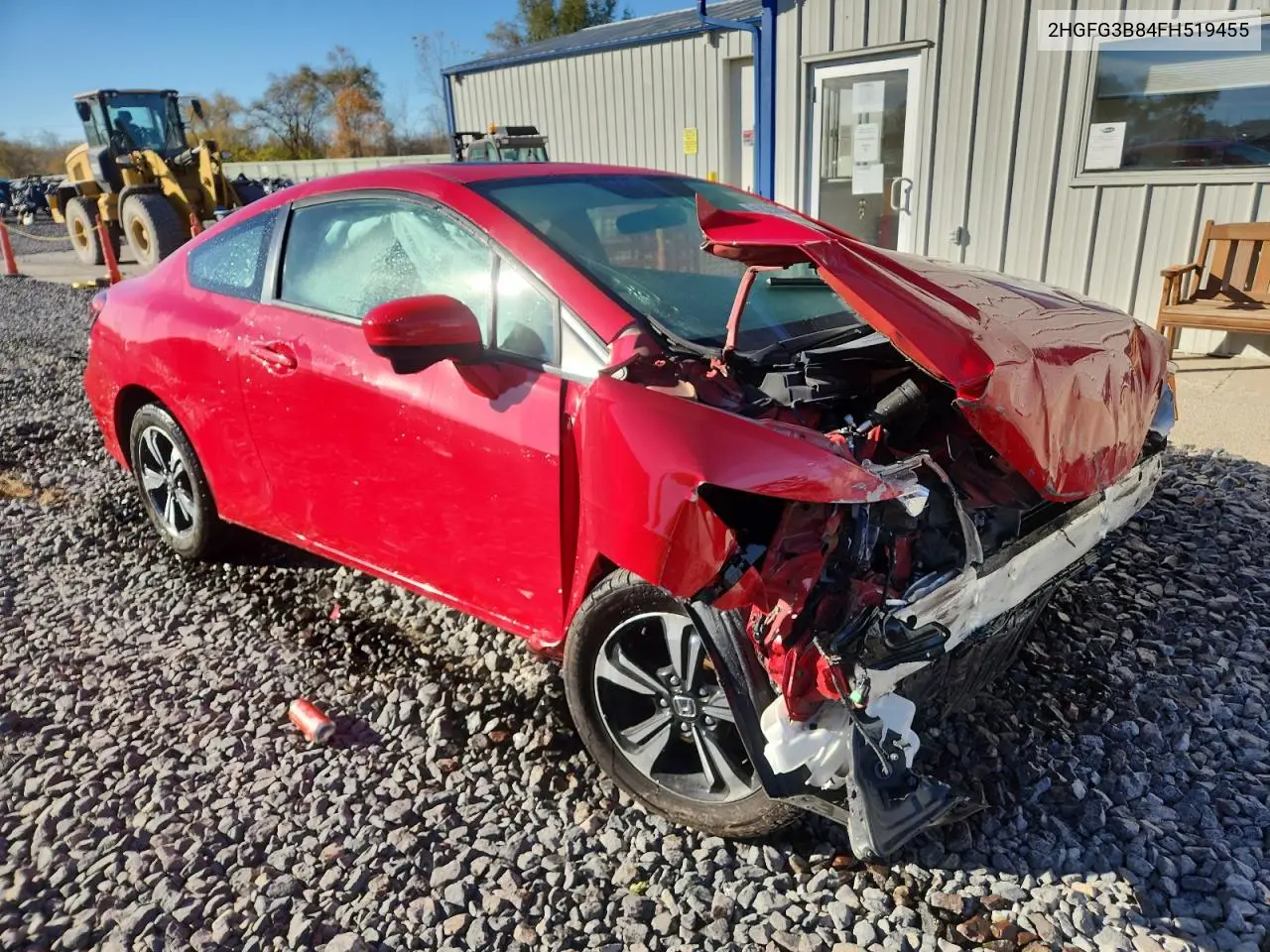 2HGFG3B84FH519455 2015 Honda Civic Ex