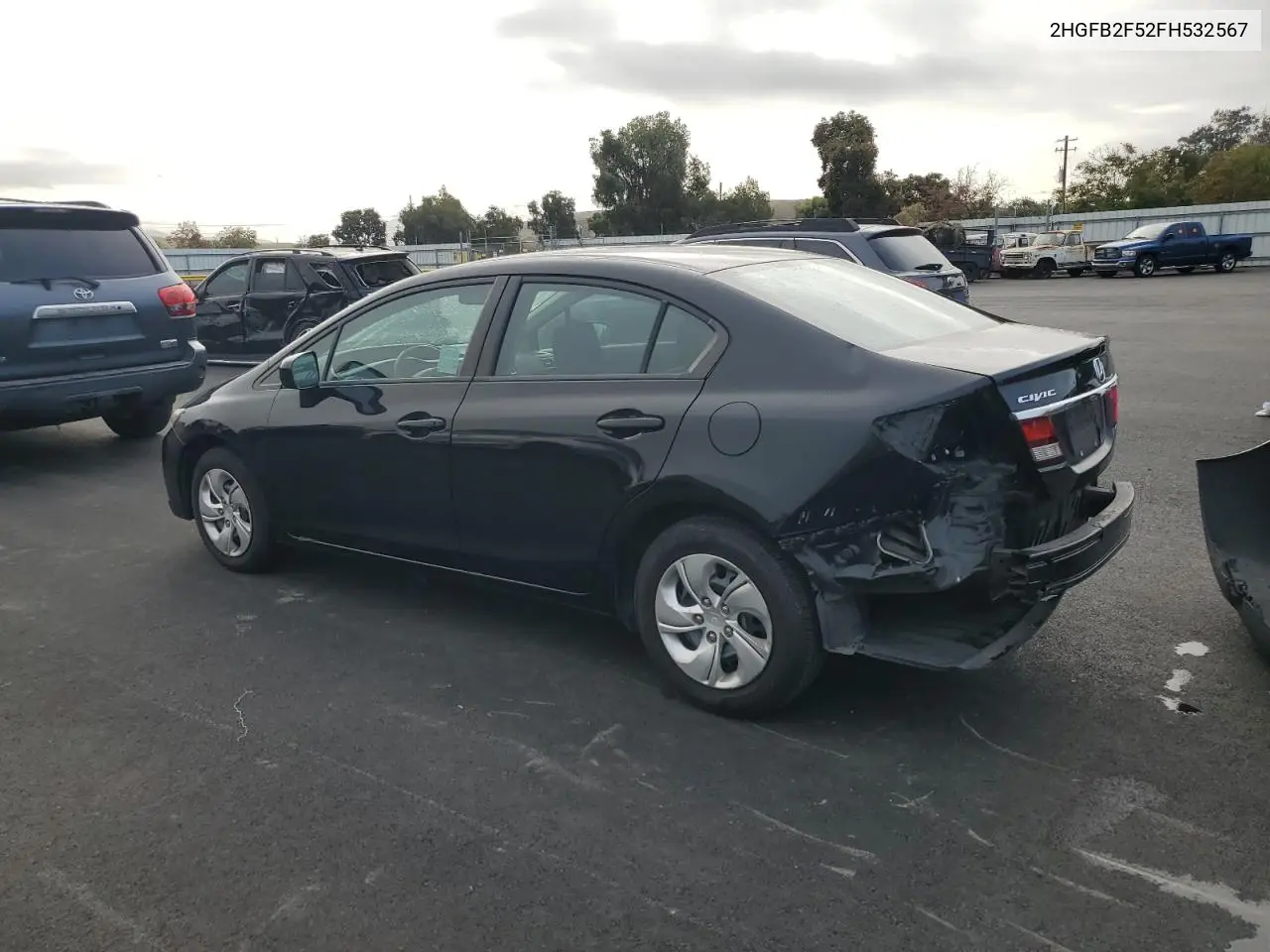 2HGFB2F52FH532567 2015 Honda Civic Lx