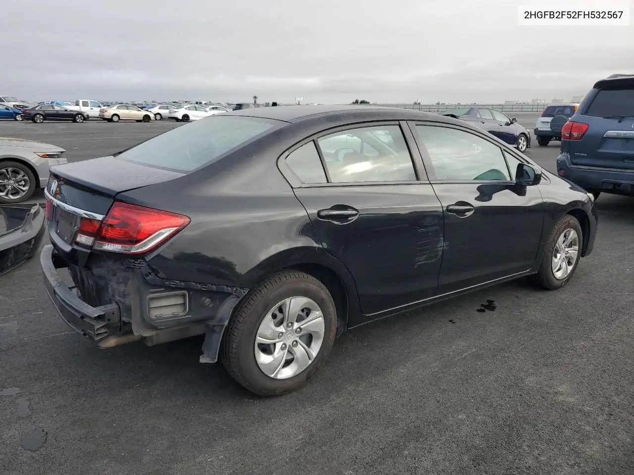 2HGFB2F52FH532567 2015 Honda Civic Lx