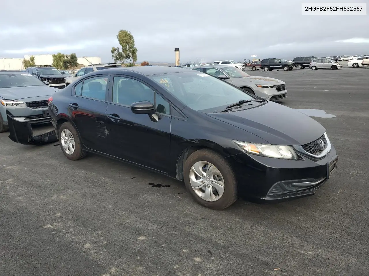 2HGFB2F52FH532567 2015 Honda Civic Lx