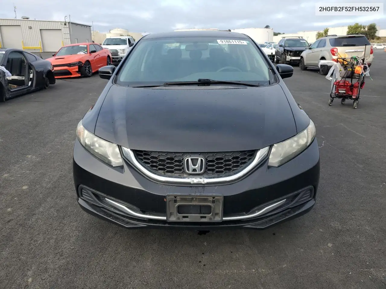 2HGFB2F52FH532567 2015 Honda Civic Lx