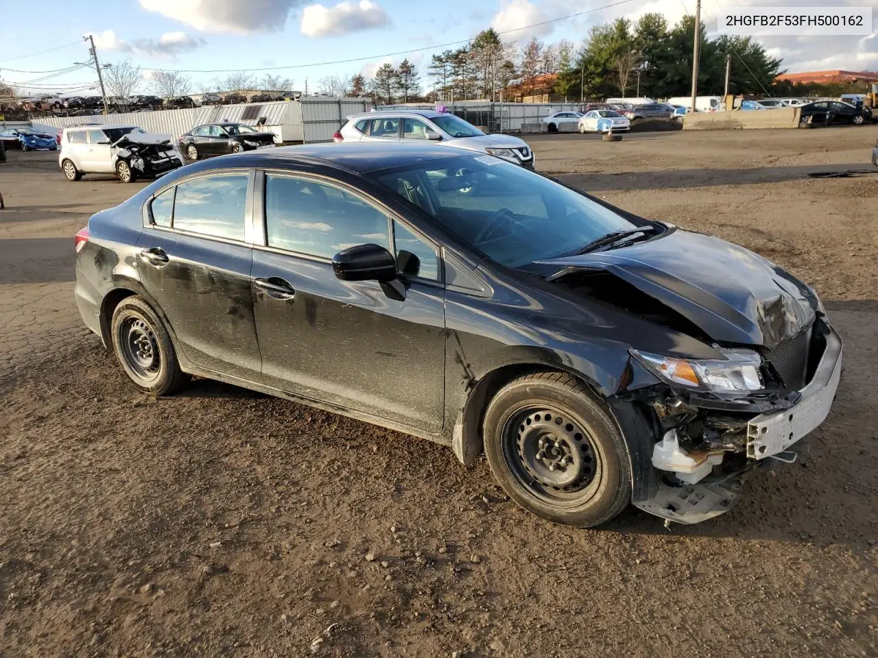 2HGFB2F53FH500162 2015 Honda Civic Lx