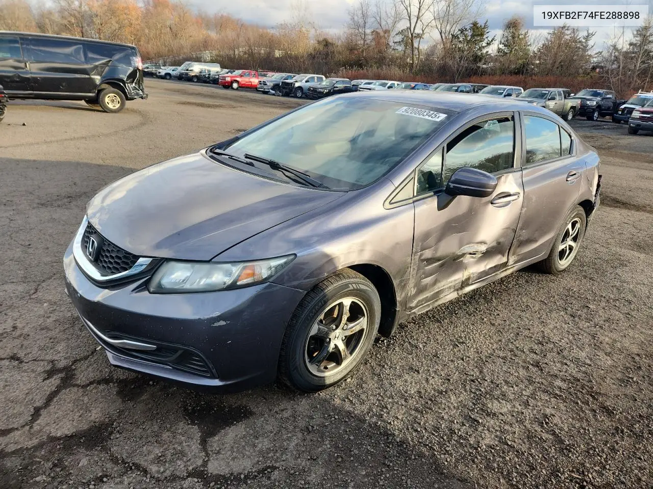 19XFB2F74FE288898 2015 Honda Civic Se