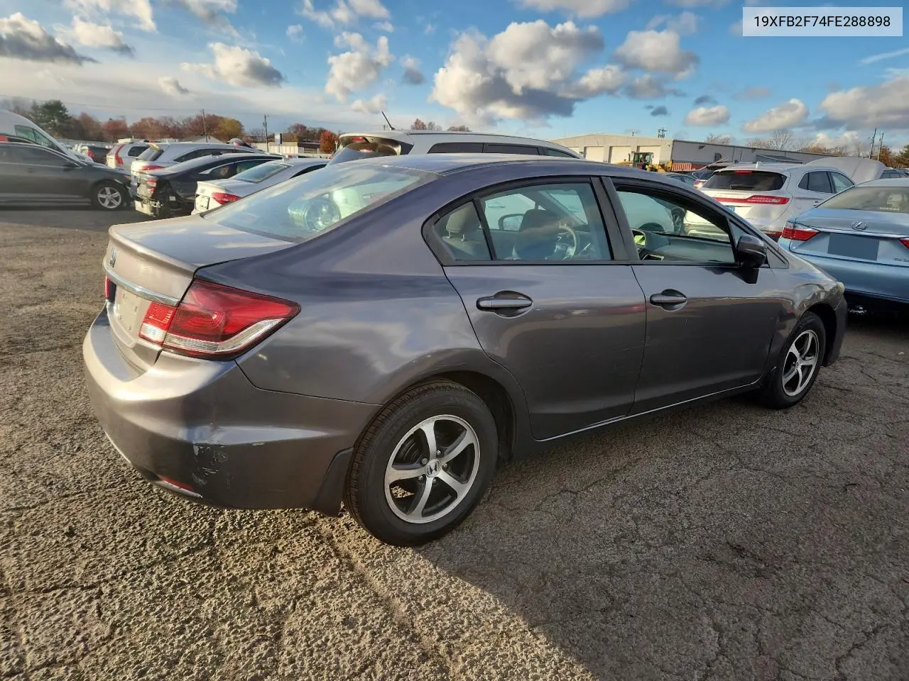 19XFB2F74FE288898 2015 Honda Civic Se