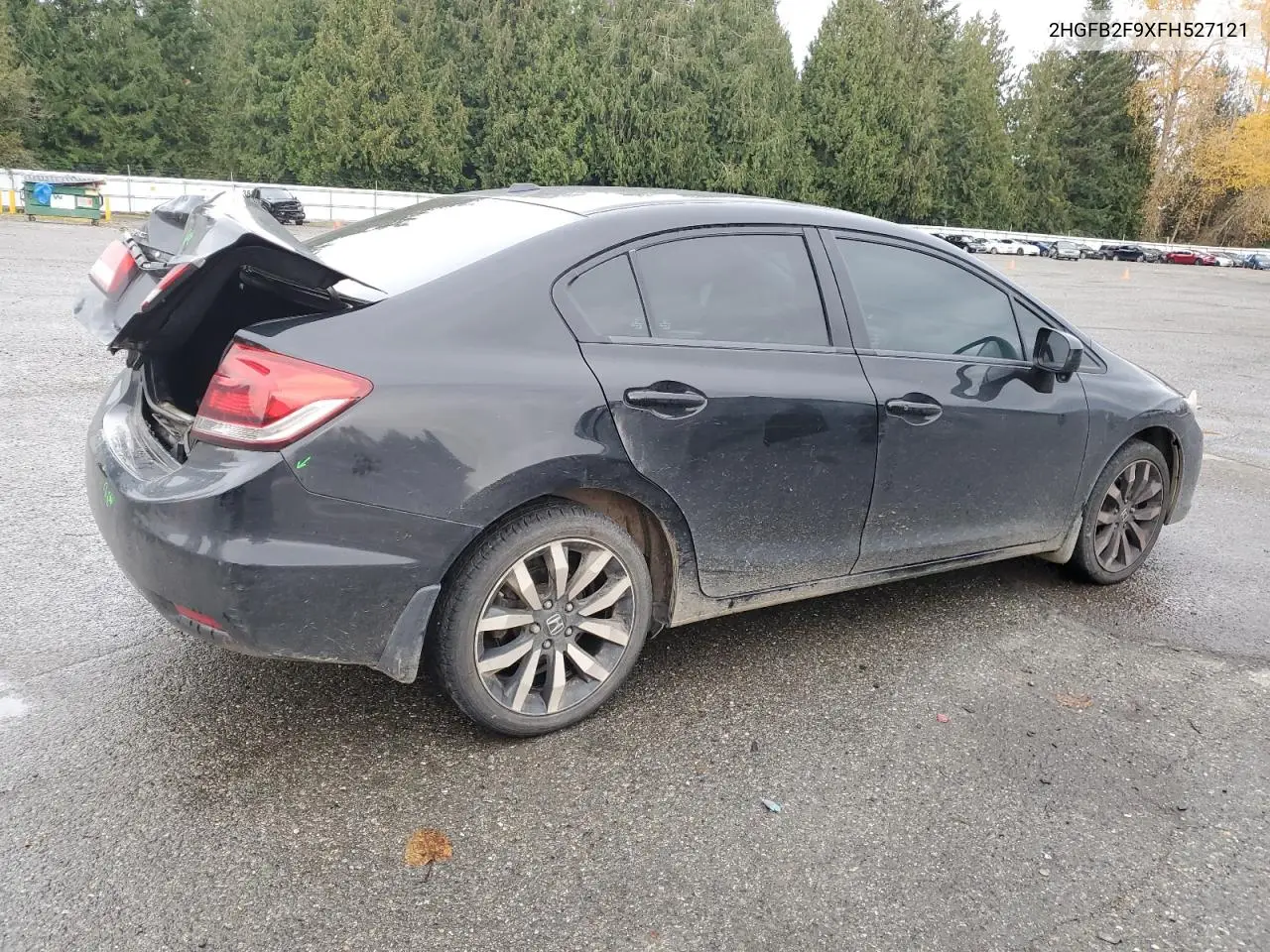 2HGFB2F9XFH527121 2015 Honda Civic Exl