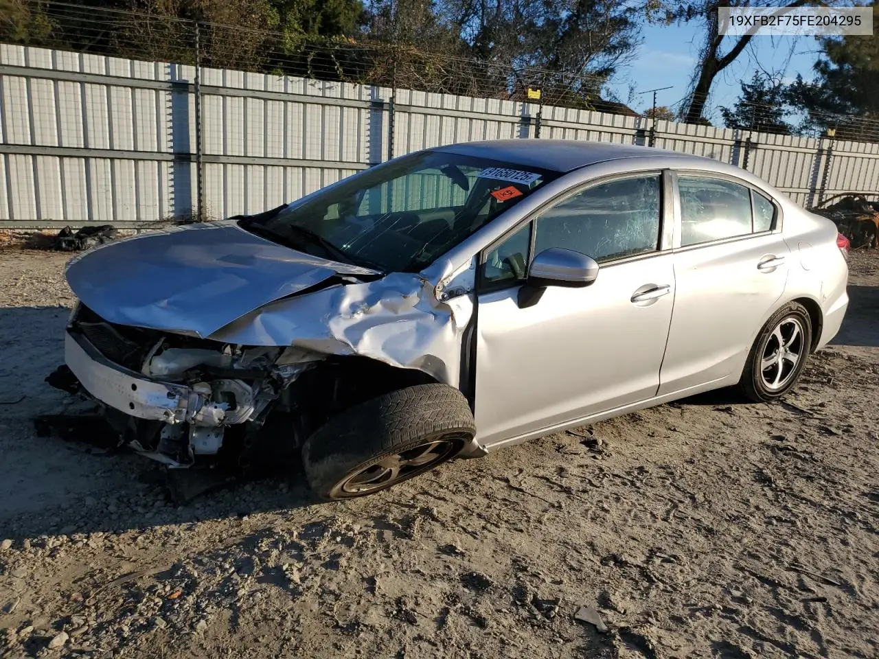 19XFB2F75FE204295 2015 Honda Civic Se