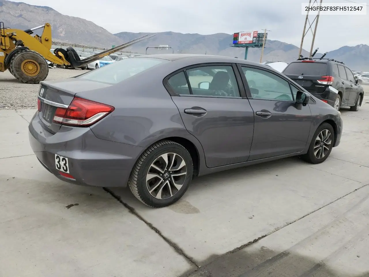 2HGFB2F83FH512547 2015 Honda Civic Ex