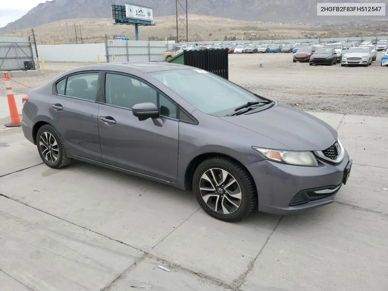 2HGFB2F83FH512547 2015 Honda Civic Ex
