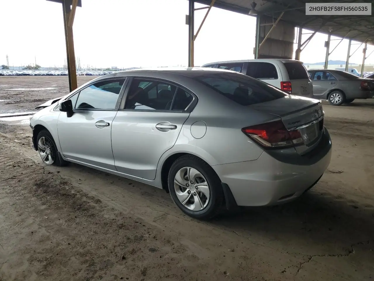 2HGFB2F58FH560535 2015 Honda Civic Lx