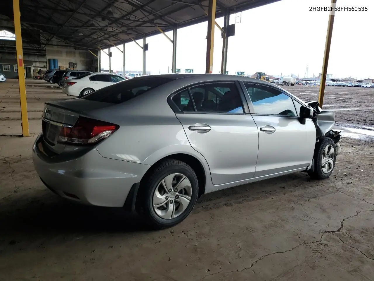 2HGFB2F58FH560535 2015 Honda Civic Lx
