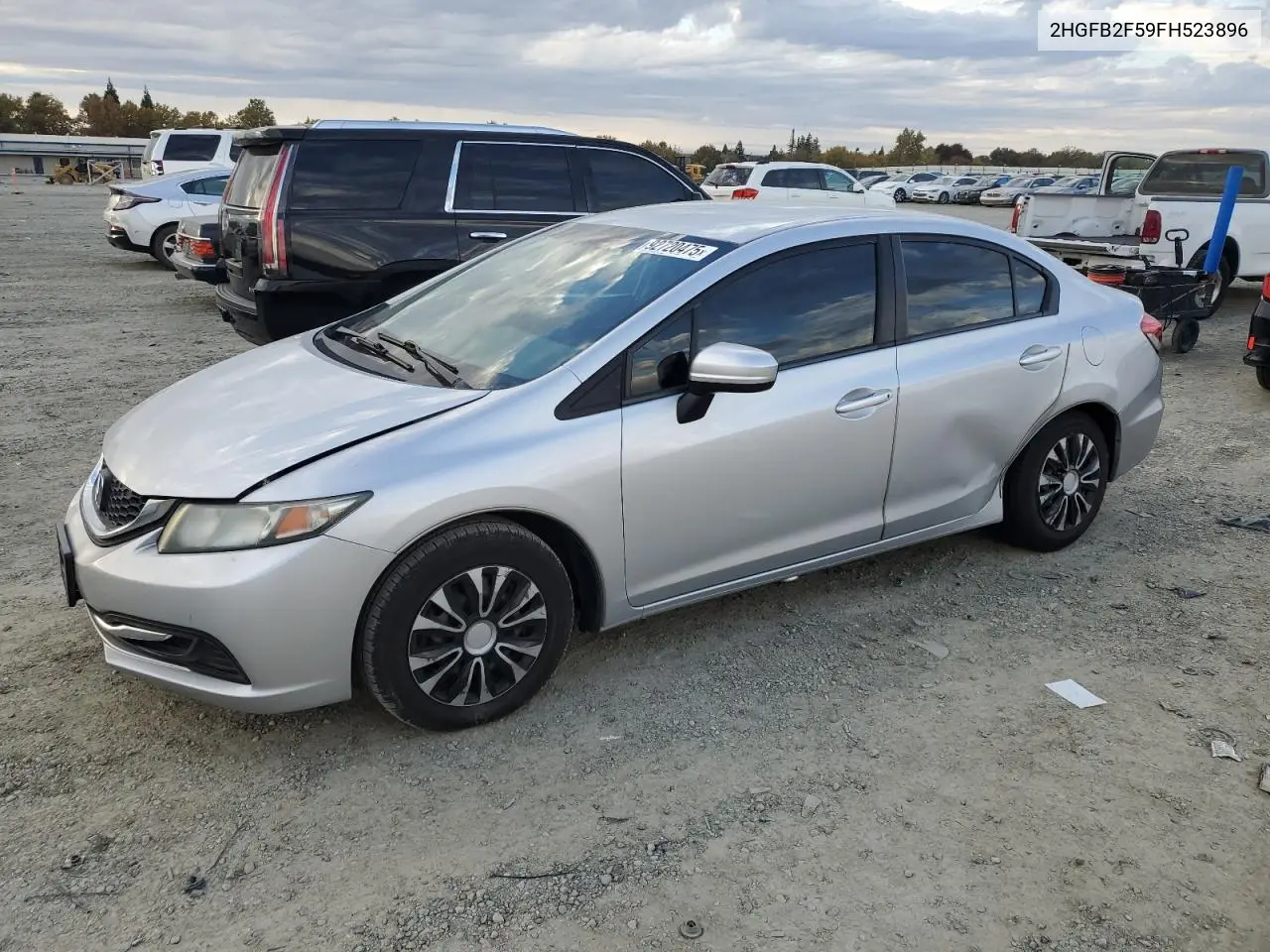2HGFB2F59FH523896 2015 Honda Civic Lx