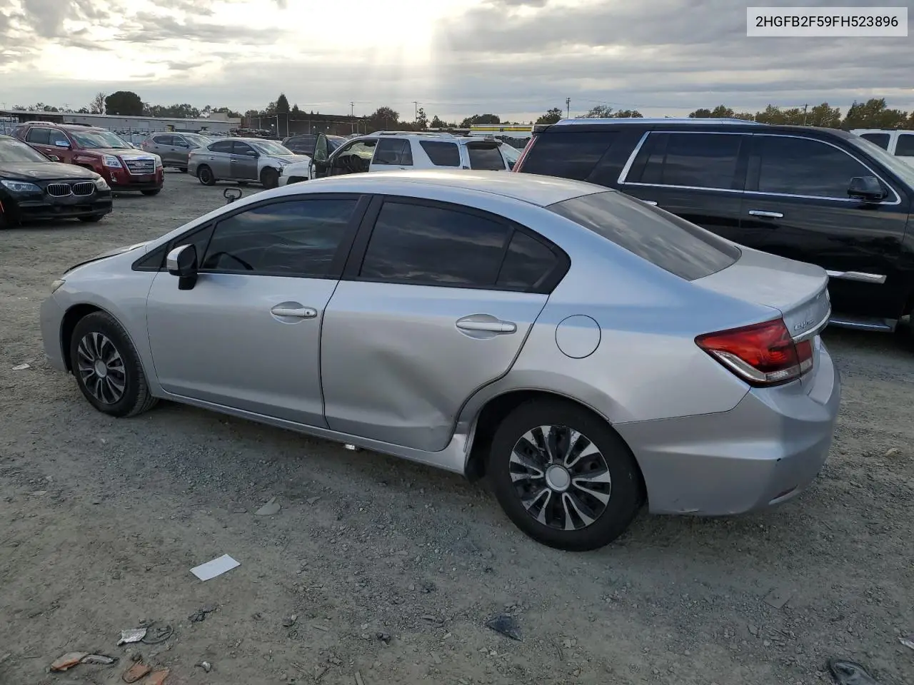 2HGFB2F59FH523896 2015 Honda Civic Lx