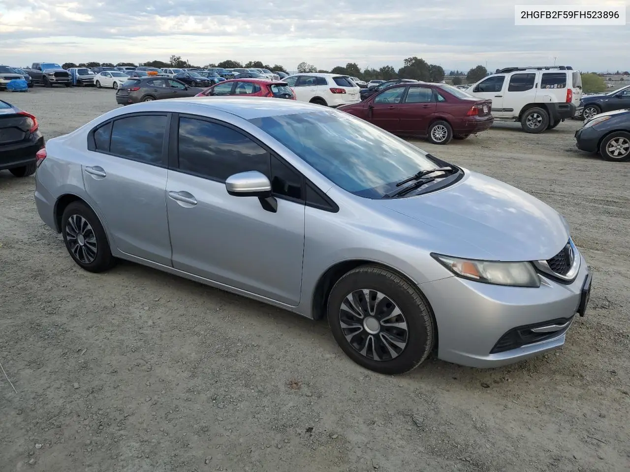 2HGFB2F59FH523896 2015 Honda Civic Lx