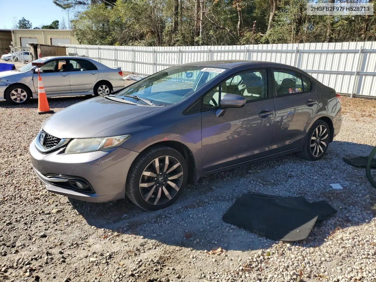 2HGFB2F97FH528713 2015 Honda Civic Exl