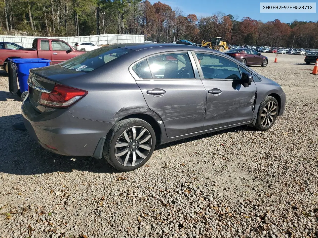 2HGFB2F97FH528713 2015 Honda Civic Exl