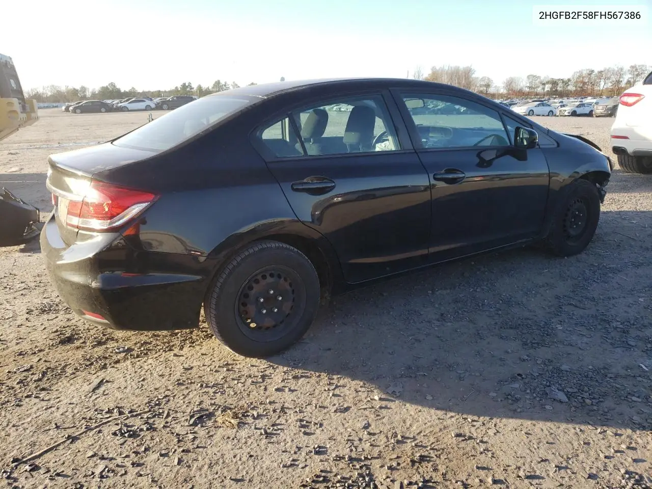 2HGFB2F58FH567386 2015 Honda Civic Lx