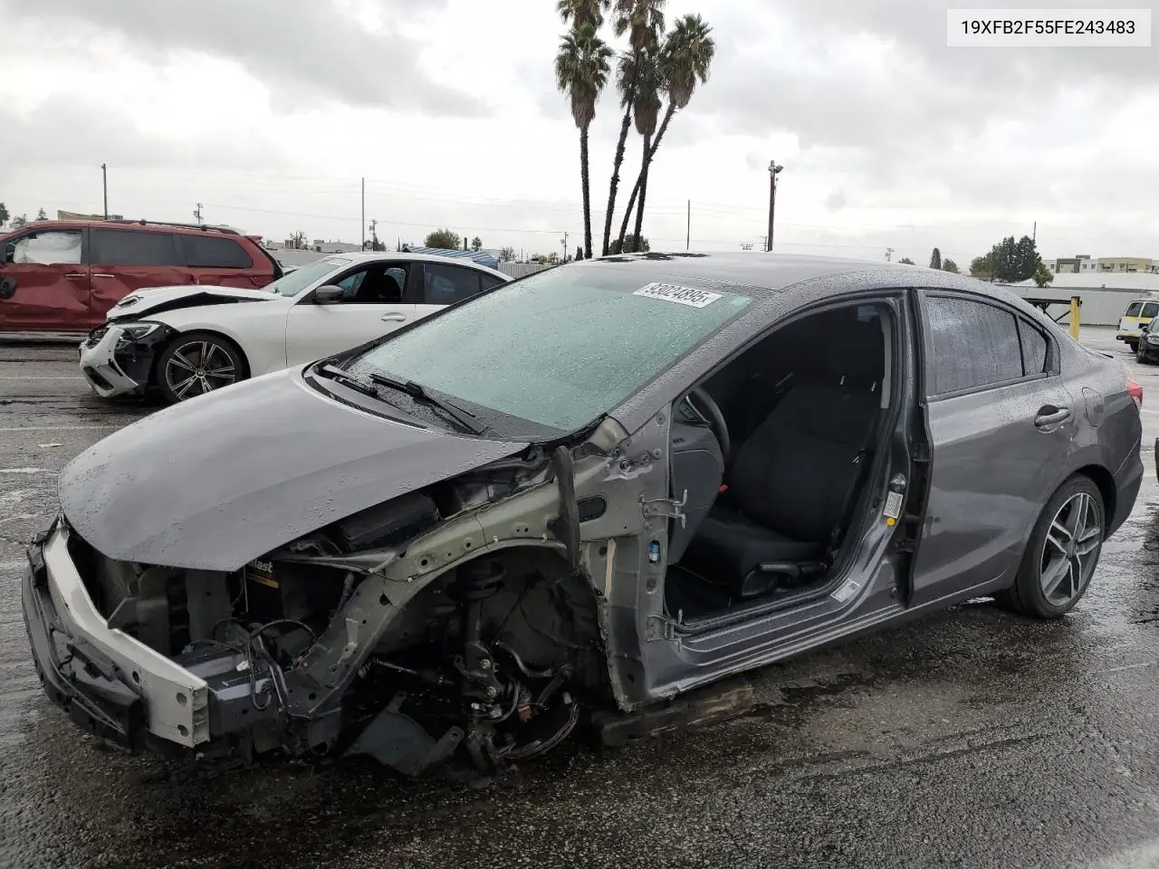 19XFB2F55FE243483 2015 Honda Civic Lx