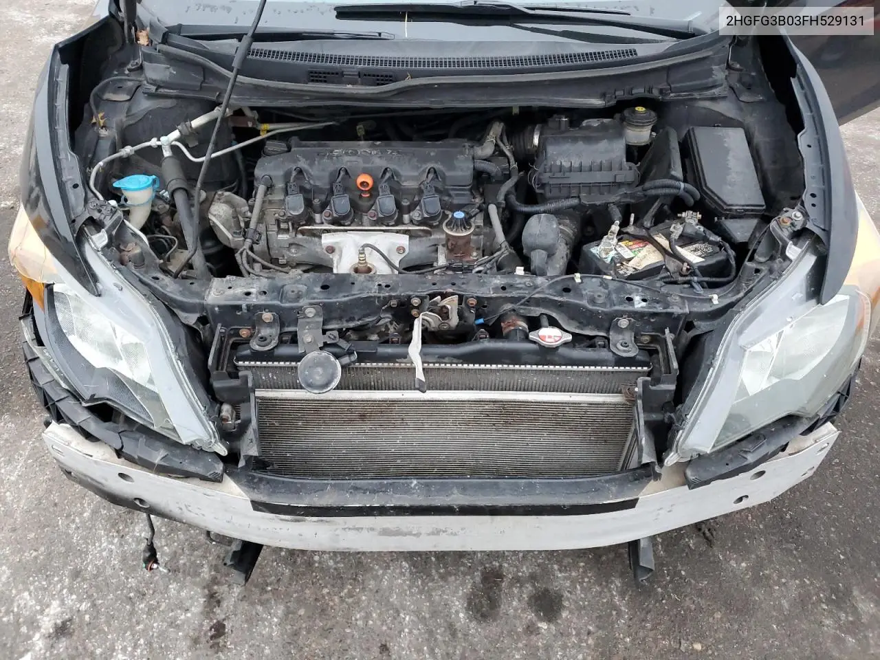2HGFG3B03FH529131 2015 Honda Civic Exl