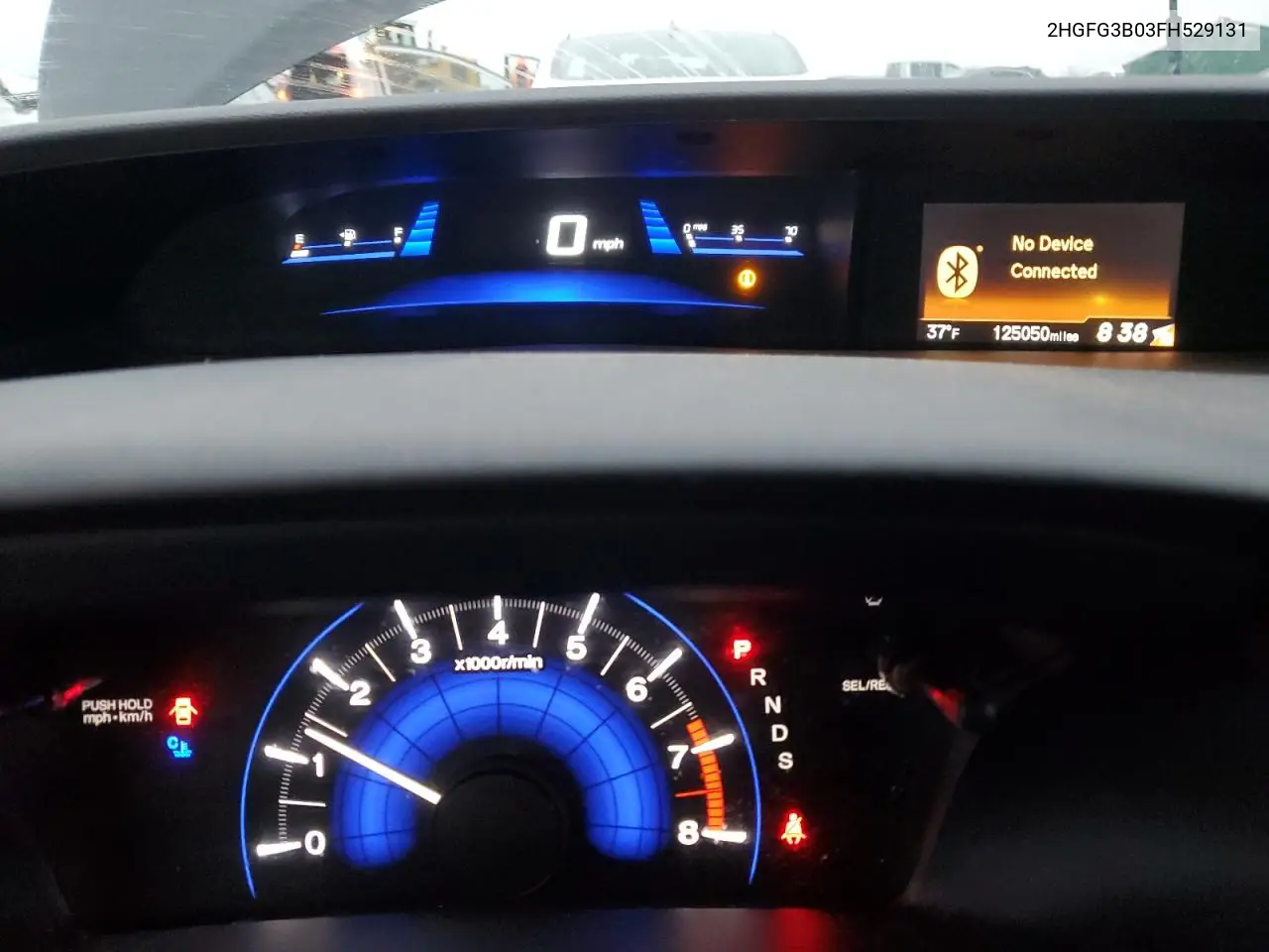 2HGFG3B03FH529131 2015 Honda Civic Exl