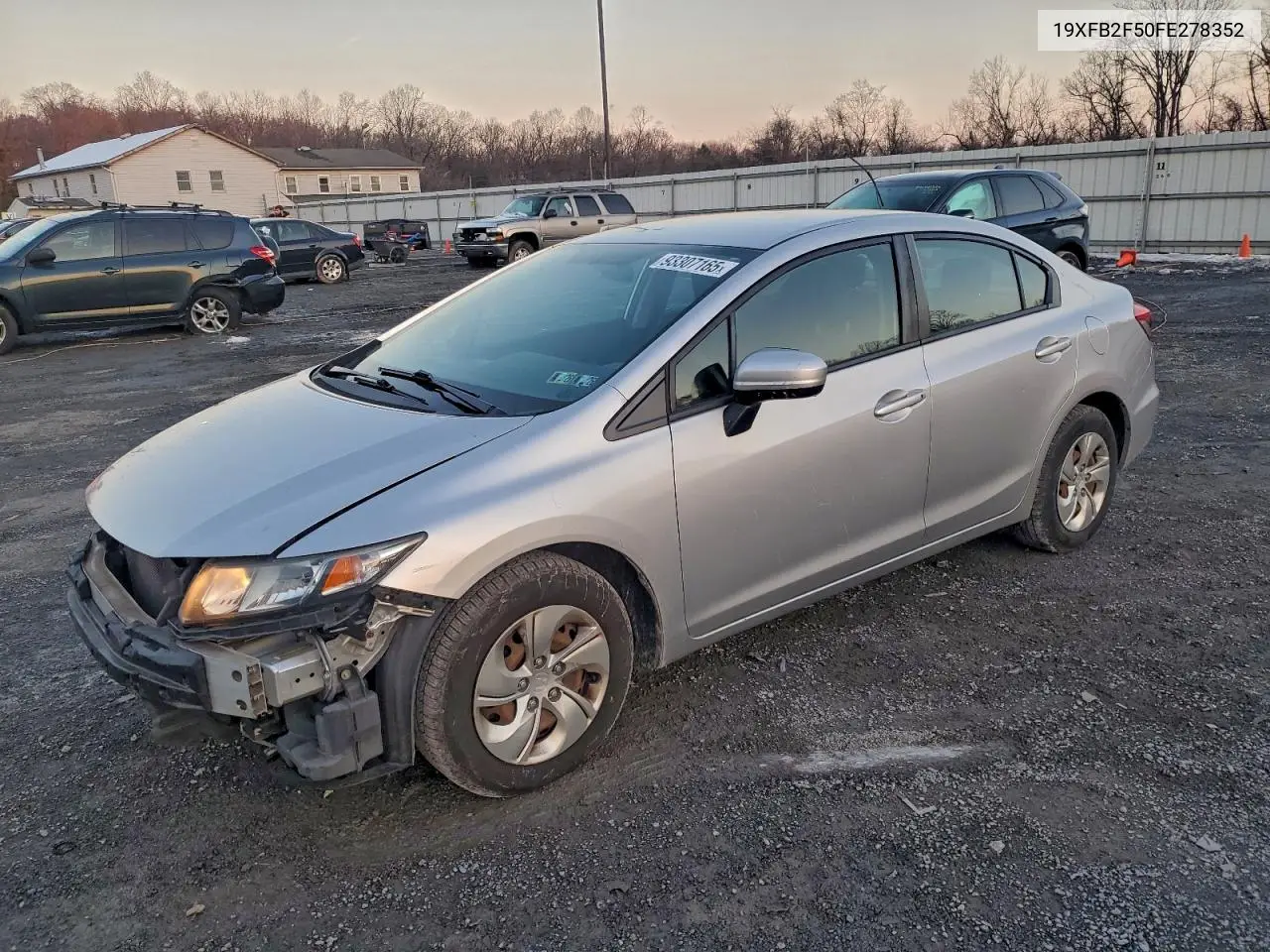 19XFB2F50FE278352 2015 Honda Civic Lx