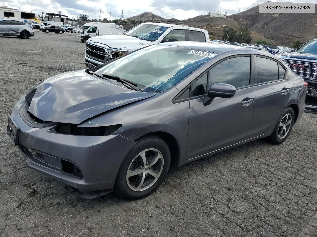 19XFB2F78FE237839 2015 Honda Civic Se