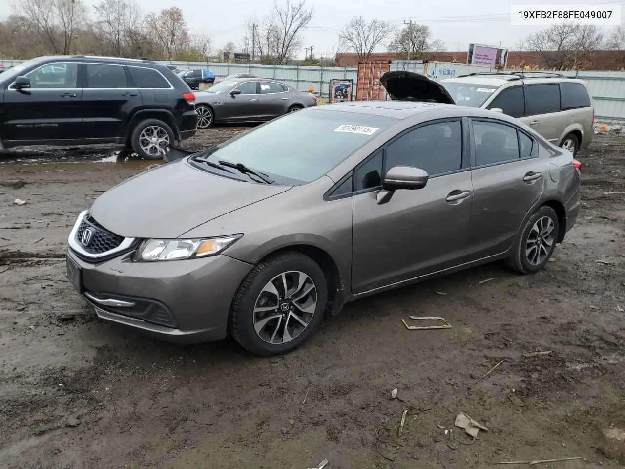 19XFB2F88FE049007 2015 Honda Civic Ex