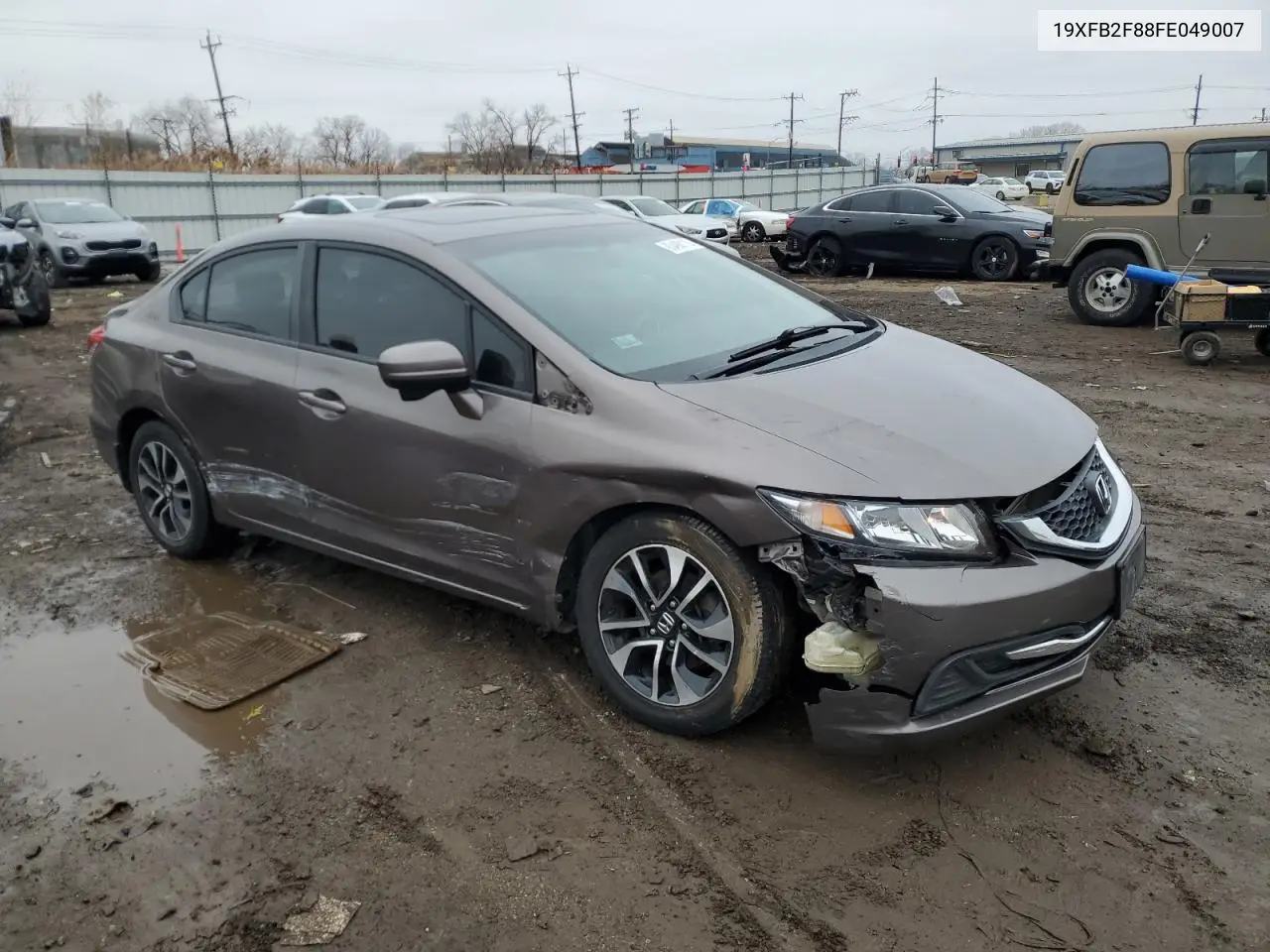19XFB2F88FE049007 2015 Honda Civic Ex