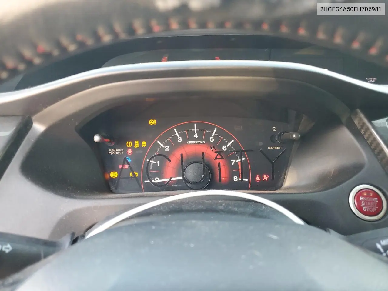 2HGFG4A50FH706981 2015 Honda Civic Si