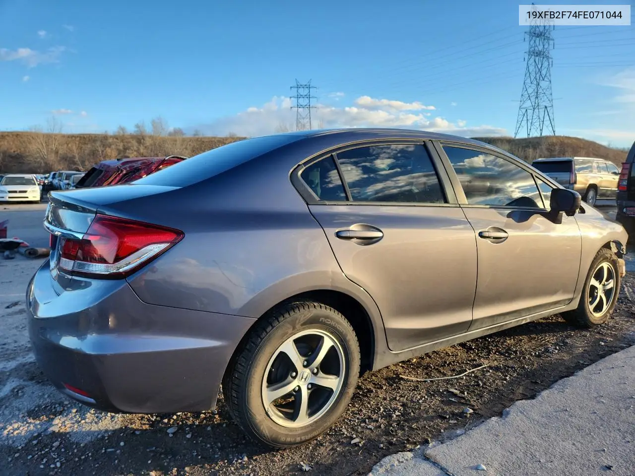 19XFB2F74FE071044 2015 Honda Civic Se
