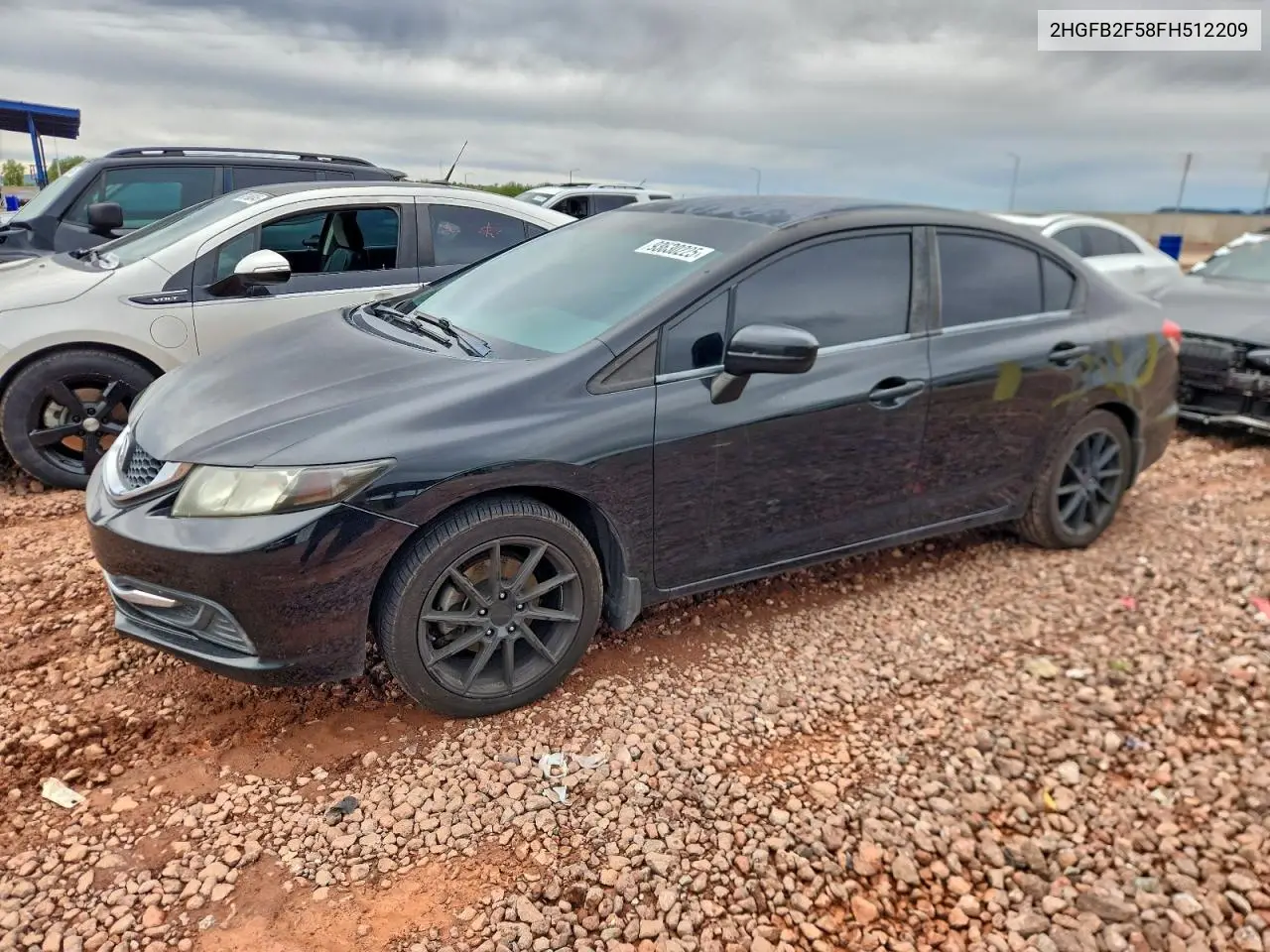 2HGFB2F58FH512209 2015 Honda Civic Lx