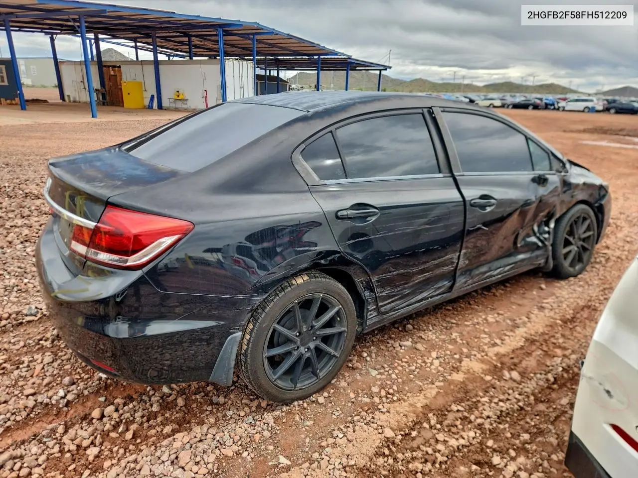 2HGFB2F58FH512209 2015 Honda Civic Lx