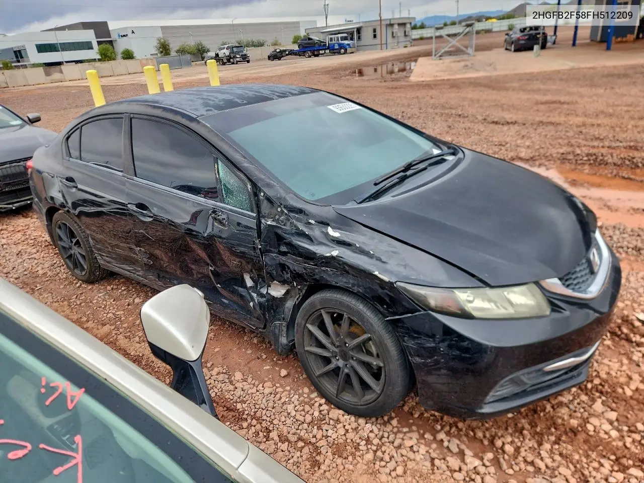 2HGFB2F58FH512209 2015 Honda Civic Lx