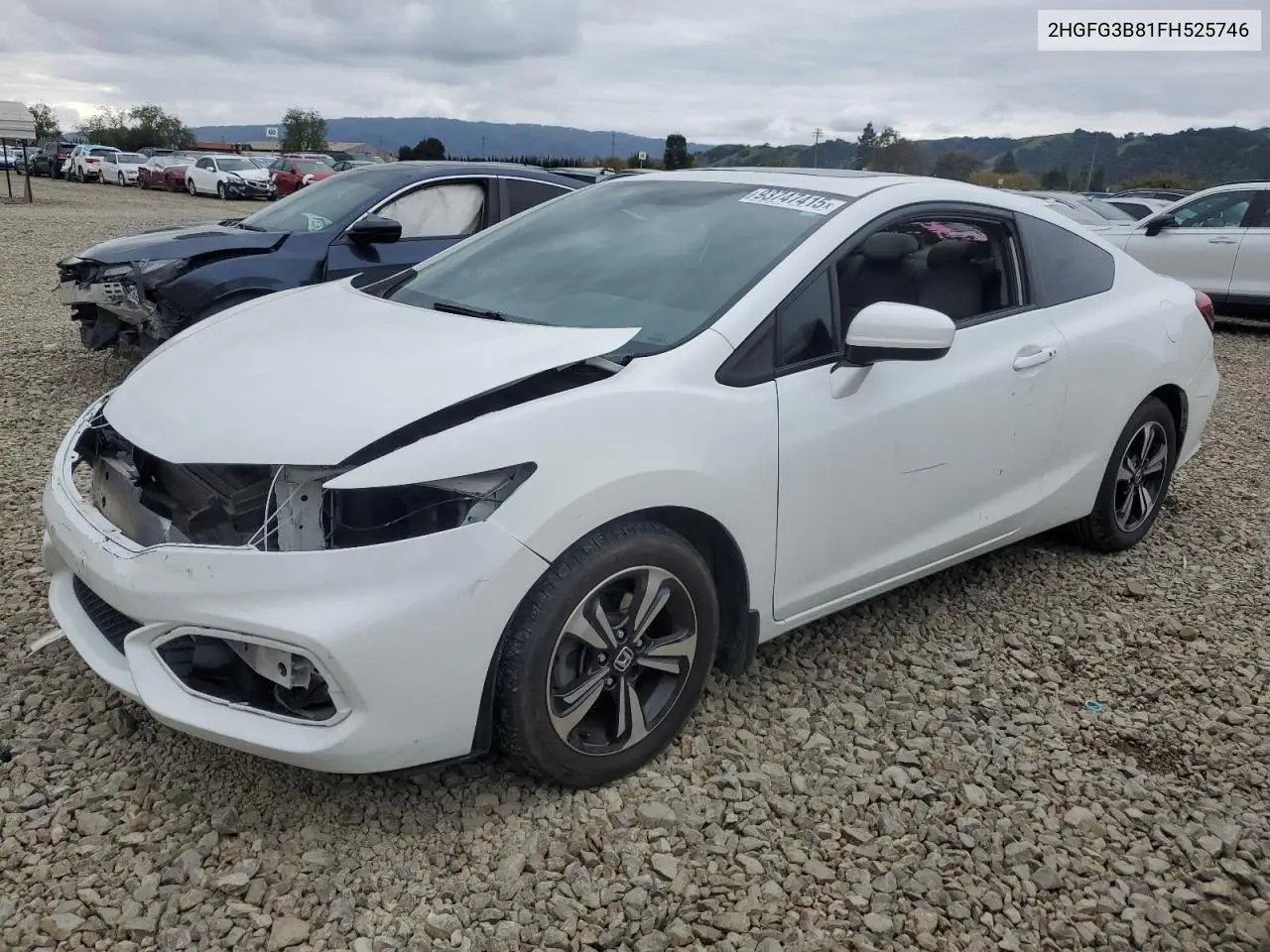 2HGFG3B81FH525746 2015 Honda Civic Ex