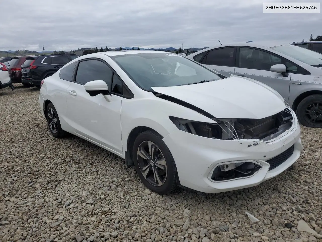 2HGFG3B81FH525746 2015 Honda Civic Ex